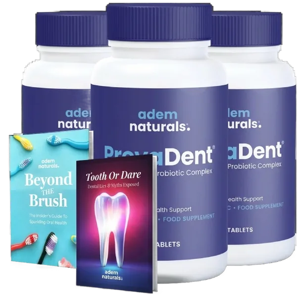 ProvaDent 3 bottle bundle with both bonus guides